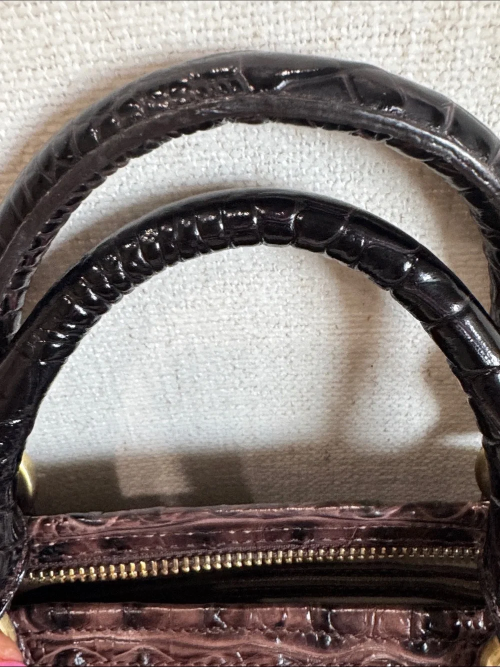 Brahmin structured satchel